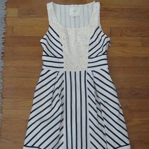 Anthropologie Maeve Chessia Dress - Size 4 - VGUC - Nautical - Navy